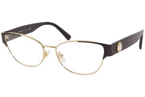 versace gold eyeglasses|Versace glasses black and gold.